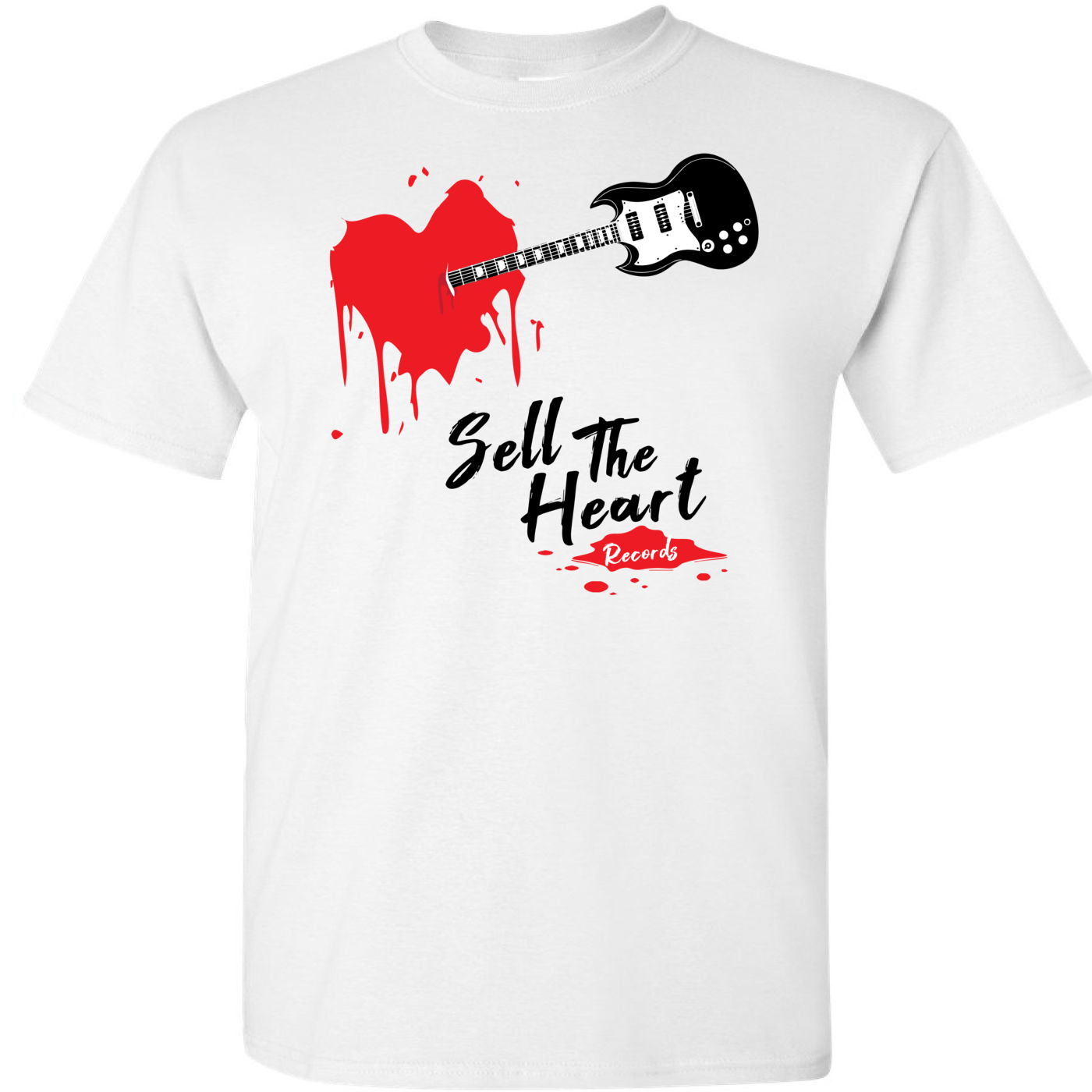 Sell The Heart Records - Guitar Heart (White)