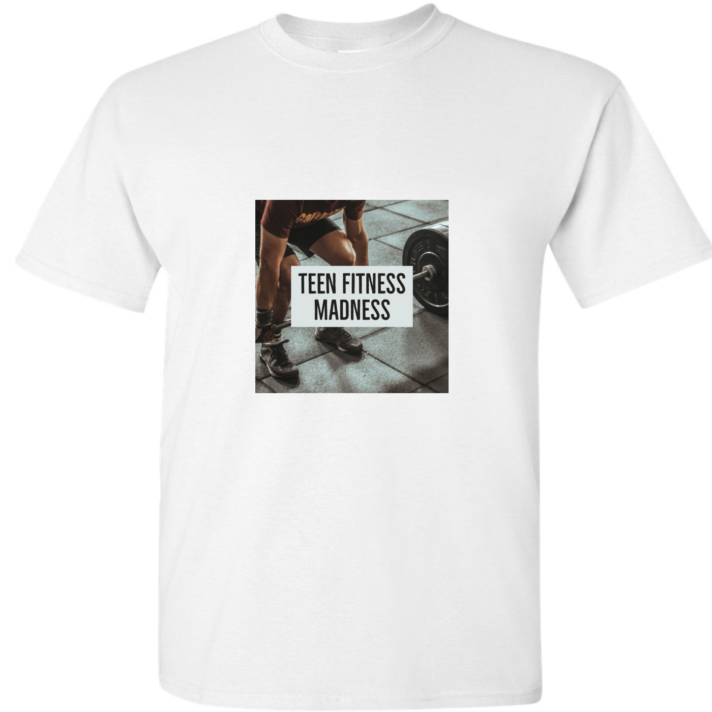 TeenFitnessMadness - Gym Tees (White)
