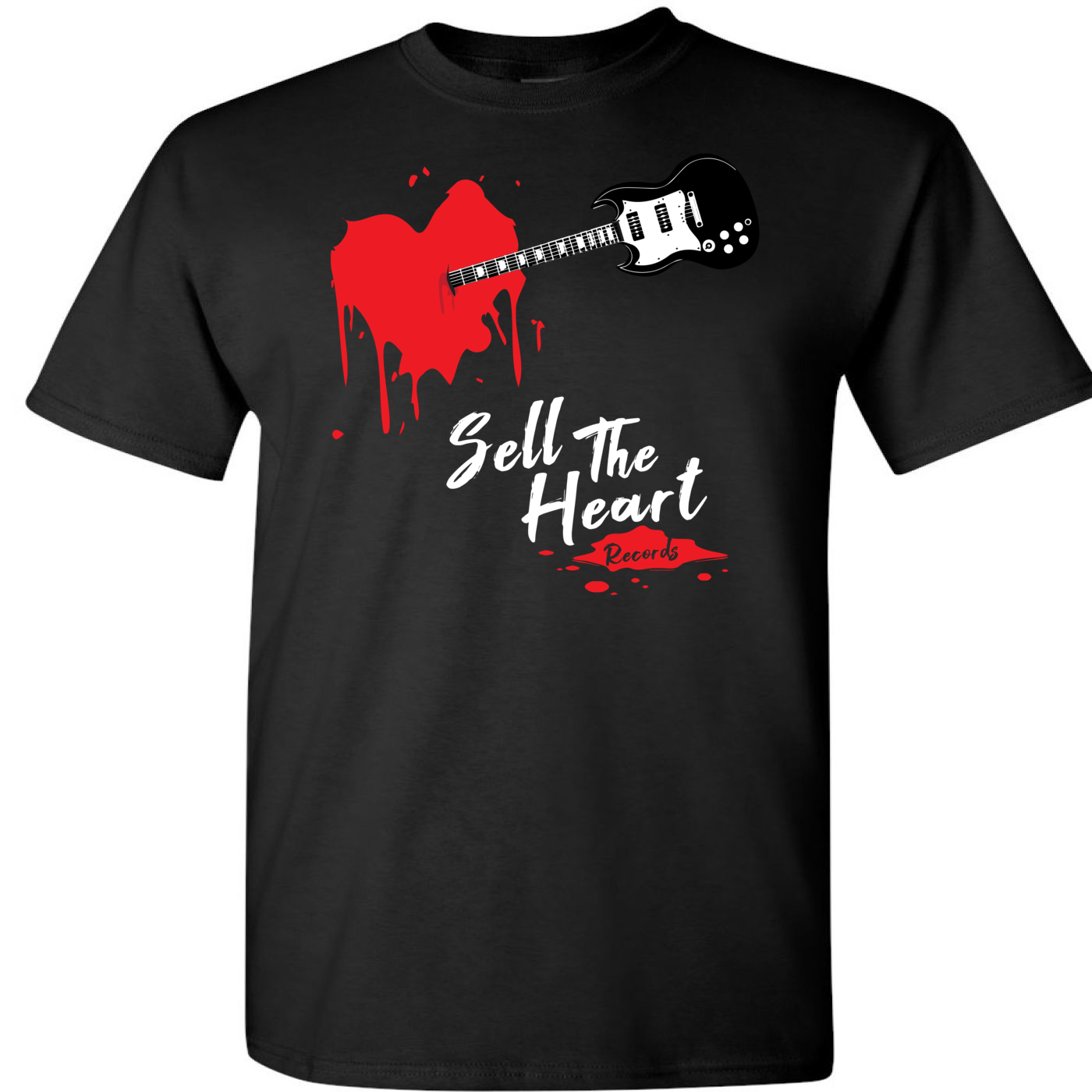 Sell The Heart Records - Guitar Heart (Black)