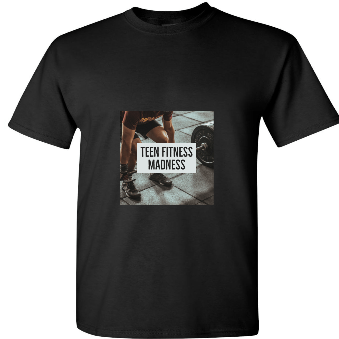 TeenFitnessMadness - Gym Tees (black)