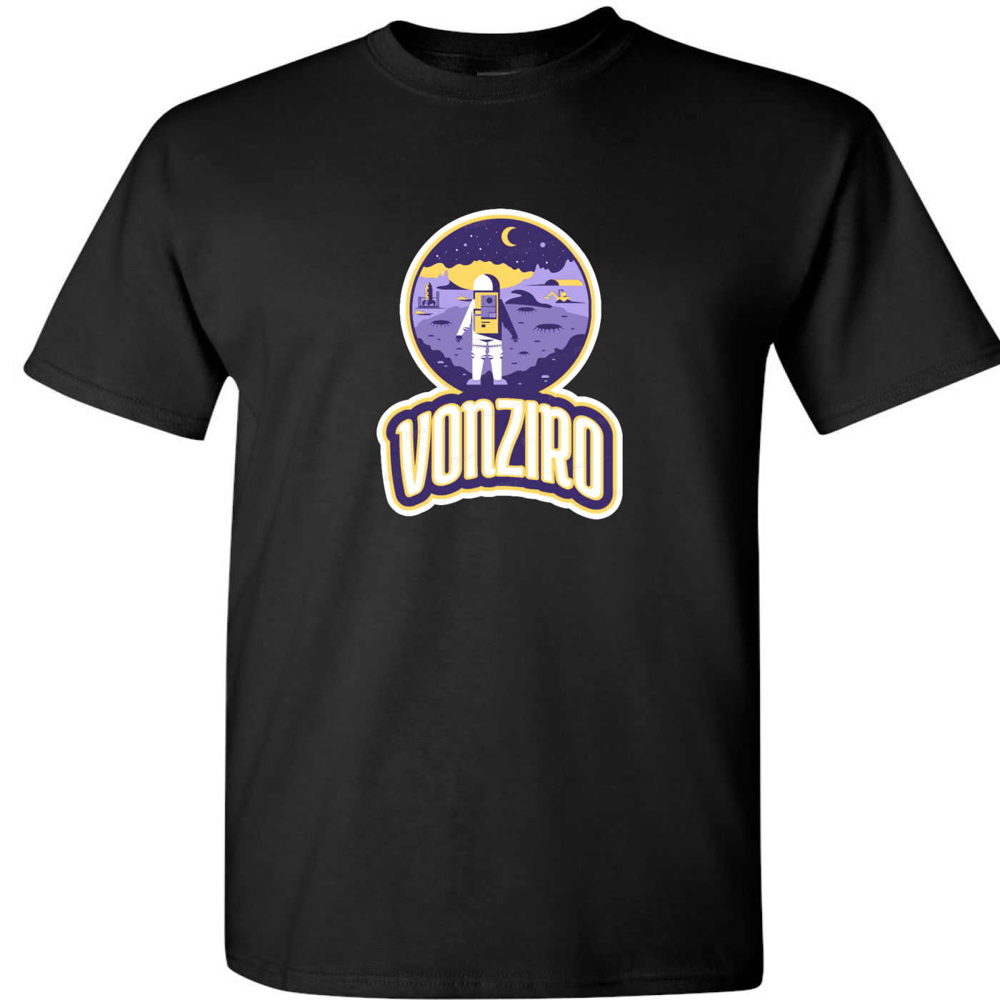 Black Vonziro Logo T