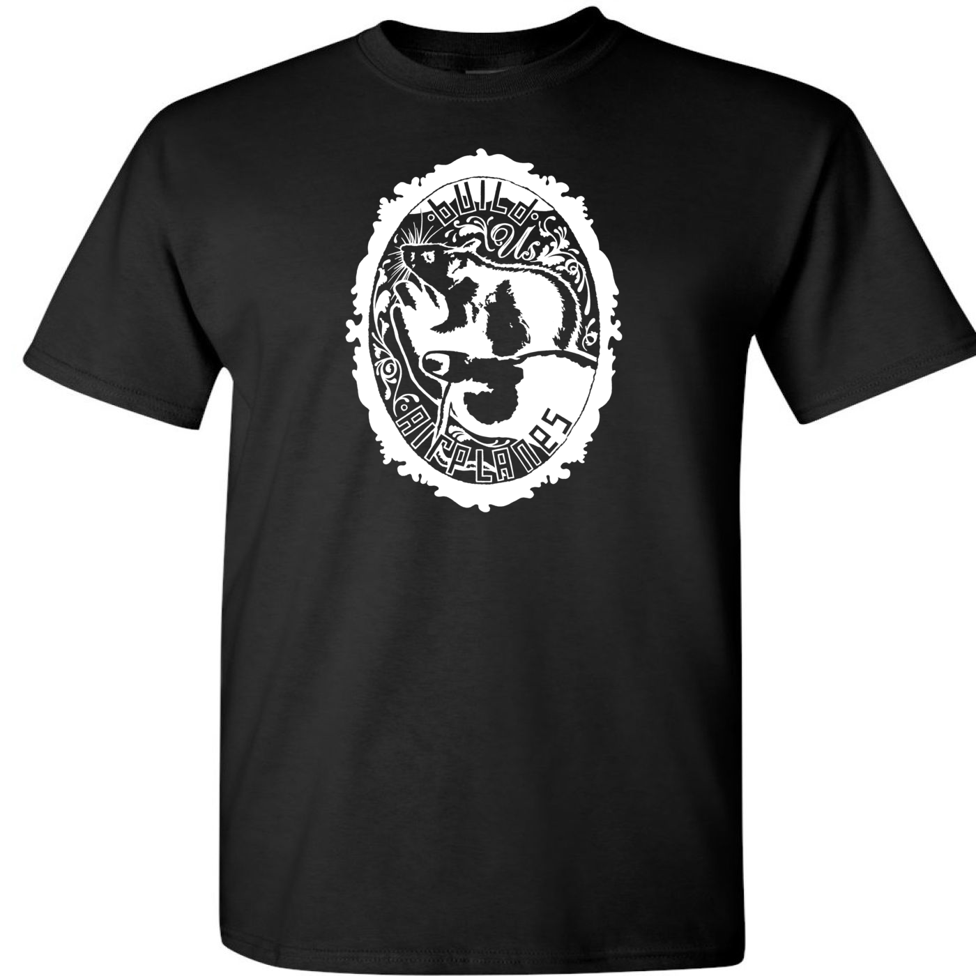BUILD US AIRPLANES -Rats (Black)