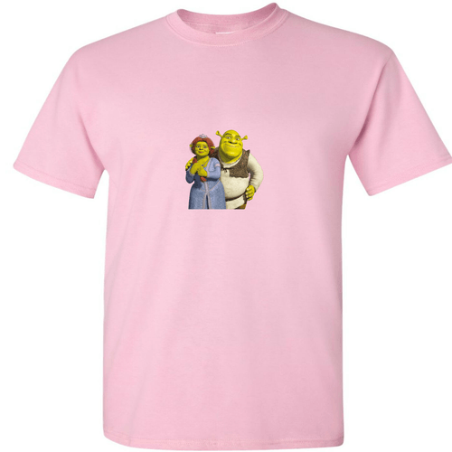 Epic Pink T-shirt of Shrek and Fiona