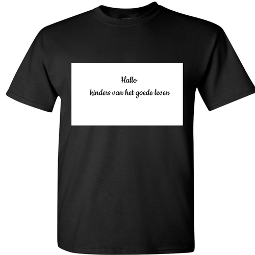 SophiePlayzz Merch ''hallo kinders van het goede leven''