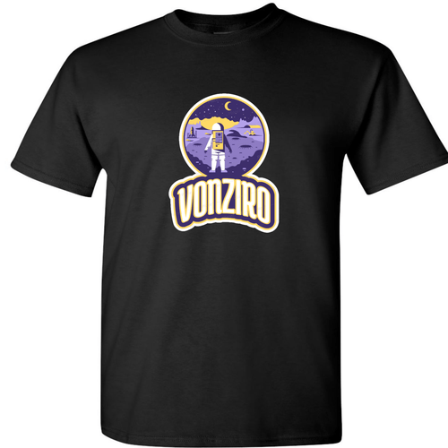 Black Vonziro Logo T