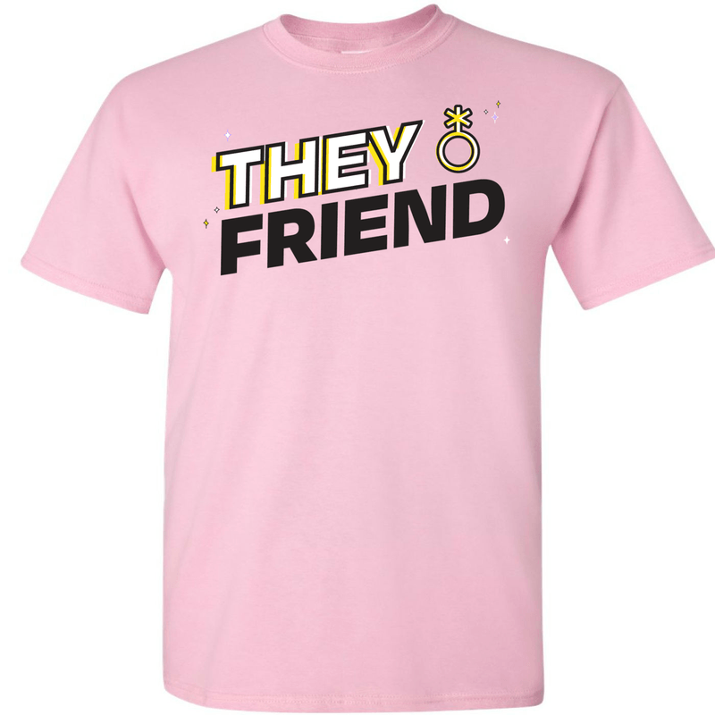 THEYFRIEND Shirt in Pink